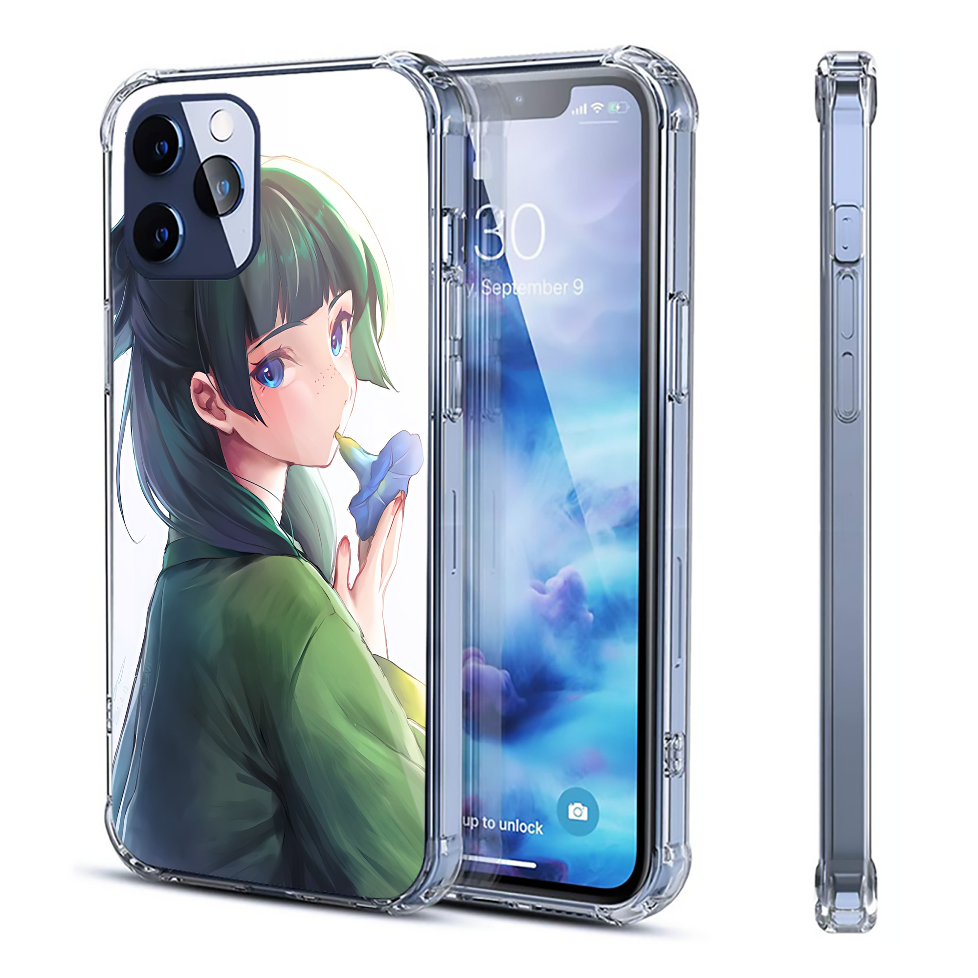 （画像用） 薬屋のひとりごと The Apothecary Diaries 【iPhone 12シリーズ対応】透明スマホケース（クリアソフトケース）